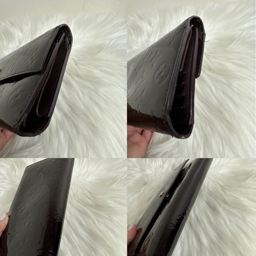 💯Authentic Louis Vuitton Vernis Trifold Long Wallet🍀 - Picture 12 of 16